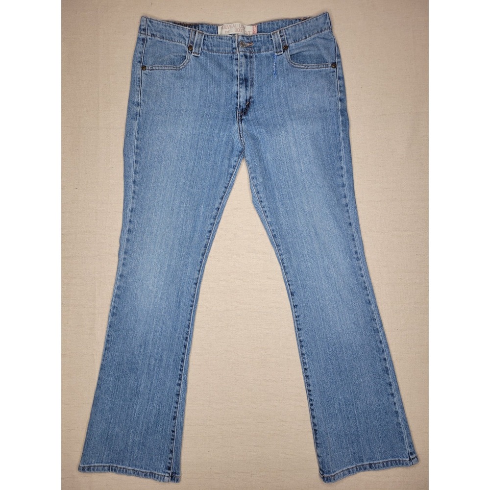 Levi's 525 Jeans Women Size 14 Nouveau Low Bootcut Blue
